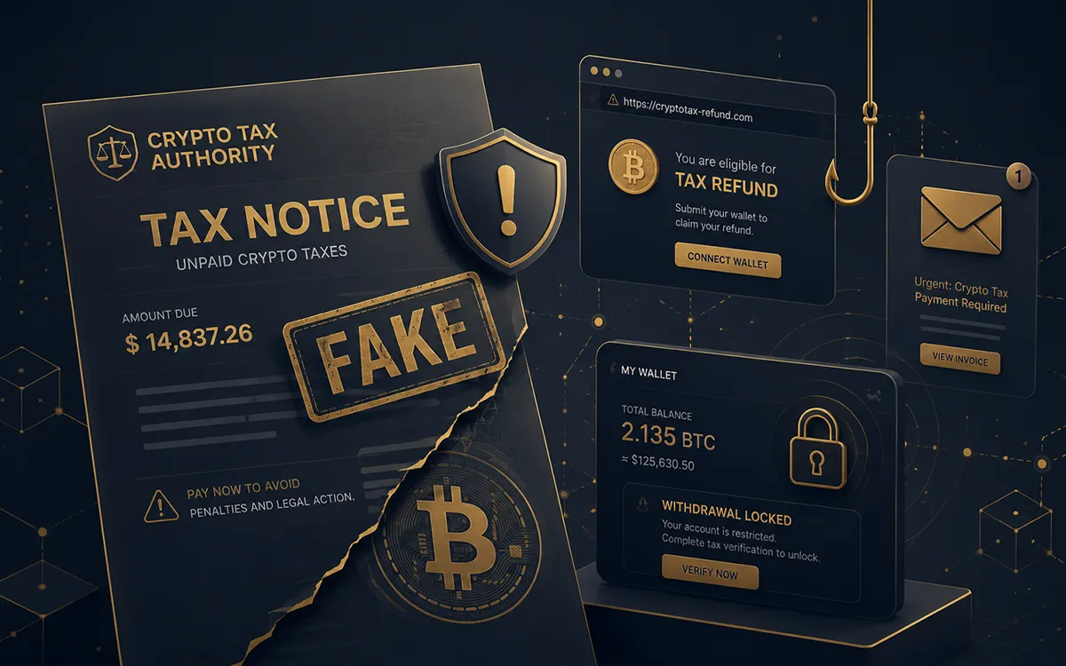 How Scammers Trick Crypto Investors with Fake Tax Demands